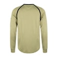 thumbnail image 2 of FR Shirts for Men 5.5oz Lightweight 100% Cotton Flame Resistant Henley NFPA 2112 CAT2 Work Shirt Dual Pockets Khaki 3XL, 2 of 7