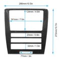 thumbnail image 1 of Housse en Fibre de Carbone pour Panneau de Contrôle GPS de Navigation Compatible avec 2009-2013, 1 of 7