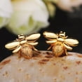 thumbnail image 6 of HOOUN Vintage Crystal Bee Drop Earrings Dangle Gift for her Bee Animal Women Jewellery-5#Honeycomb Bee Earrings, 6 of 8