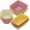 Orange Series, variant on 24Pack Silicone Muffin Cups, Reusable Cupcake Liners Molds for Baking, 3 Shapes Lunch Box Bento Dividers-Round, Square, and Rectangular (Orange Series, Regular Size)