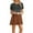 Brown, variant on Women’S Casual Summer T Shirt Dress Loose Short Sleeve Tunic Dress with Pocket for Women