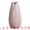 Pink, variant on Unique Bargains Modern Matte Ribbed Decorative Flower Vase for Desktop & Bathroom Blue