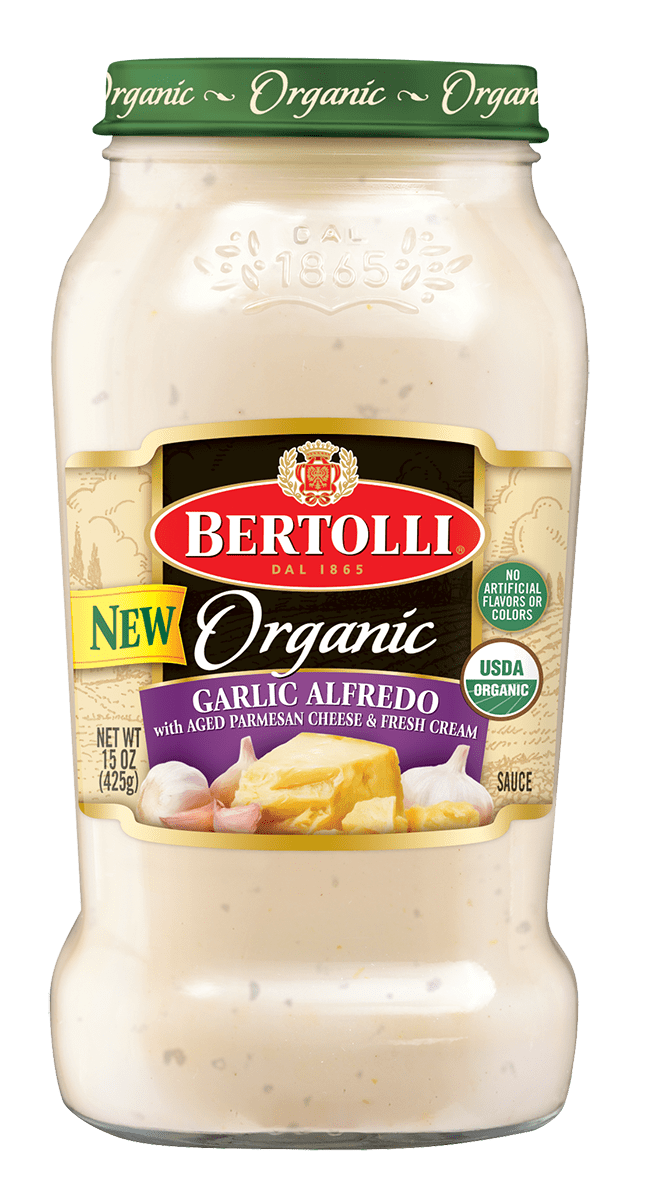 Bertolli Organic Garlic Alfredo with Aged Parmesan Cheese Pasta Sauce