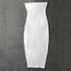 thumbnail image 5 of Vestido de tubo con cuello barco para mujer Vestido de verano sin mangas de color sólido, Blanco, L Inevent AP1097-03B, 5 of 7