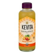 Organic Nonfat Sparkling Probiotic Drink by KeVita Mango Coconut, 15.2 fl oz