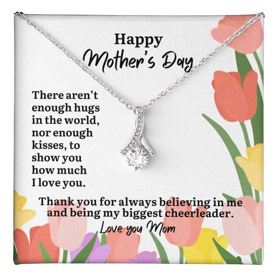 To My Mother Mother’S Day For Mom Necklace, A Meaningful Necklace Perfect For Anniversaries, Birthdays, Valentine V7148, White Alluring Necklace