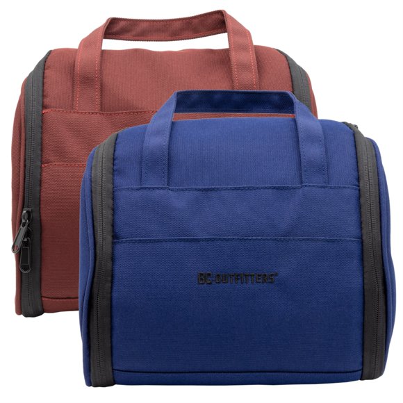 BlackCanyon Outfitters Hanging Toiletry Bag BCO17330 Personal Car Hang-Up Hygiene Case Water-Resistant Makeup Bag Assorted