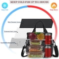 thumbnail image 4 of Lunch Box BAGNN - Nevera aislante a prueba de fugas (16 L), color gris, 4 of 9
