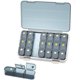 thumbnail image 1 of 3 times a day weekly pill organizer, 7 day pill organizer with large compartment, light and moisture resistant travel pill organizer for vitamins, med, 1 of 5