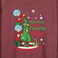 thumbnail image 3 of Cat in the Hat - Christmas Is A Family Thing - Women's Raglan Graphic T-Shirt, 3 of 6