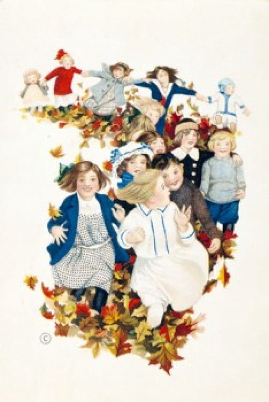 Children Running -