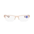 thumbnail image 4 of Mens Half Rimless Sport Reading Glasses +2.0, Brown Plastic Readers 2.0, 4 of 4