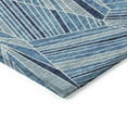thumbnail image 4 of 8' X 10' Blue And Teal Blue Geometric Washable Indoor Outdoor Area Rug, 4 of 5