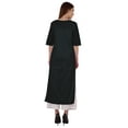 thumbnail image 4 of Bimba Kurti Longue Droite pour Femmes, Tunique à Manches Longues Imprimée, Haut Décontracté d'Été, Kurta Formelle, 4 of 7
