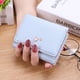 thumbnail image 3 of Cartera femenina estilo estudiante de secundaria billetera pequeña corta moda Mini monedero plegable de tres usos tarjetero femenino, 3 of 4