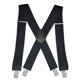 thumbnail image 1 of Tirantes ajustables con clips resistentes de 2 pulgadas de ancho con espalda en X para hombre Tirantes clásicos para hombres para bodas y negocios (negro), 1 of 5