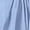 Blue, variant on Elegant Women's Solid Color Neck Short Puff Sleeve Pleated Blouse Top