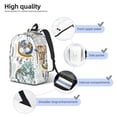 thumbnail image 5 of Daiia Cute Colorful Animal Vintage Canvas Backpack for Men and Women ,Hiking Backpack,Travel Laptop Bag for School,Large Capacity Backpack, 5 of 8