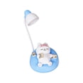thumbnail image 3 of Luz nocturna para niños, bonita lámpara de noche, USB regulable, 3 niveles, brillo ajustable, lámpara de noche, viñetas de animales, lámpara de mesa Azul, 3 of 9