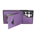 thumbnail image 6 of JiaheCover for Samsung Galaxy S21, Wallet Case with Credit Card Holder,Rugged Shockproof Kickstand Magnetic Buckle RFID Blocking Flip PU Leather Case, purple, 6 of 8