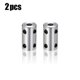 thumbnail image 2 of Acoplamiento de eje de aleación de aluminio Aibecy Conector de acopladores rígidos de 5 mm a 8 mm de diámetro exterior de 14 mm BANYUO Hogar, 2 of 5