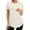 Off White, variant on Ronuti Womens Workout Tops Activewear T-Shirts Short Sleeve Sun Protection Quick Dry Spring Summer