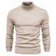 thumbnail image 3 of Suéter de hombre, suéter casual de color sólido para hombre, suéter de cuello alto para hombre, suéter casual para hombre, estilo de cuello alto, 3 of 6