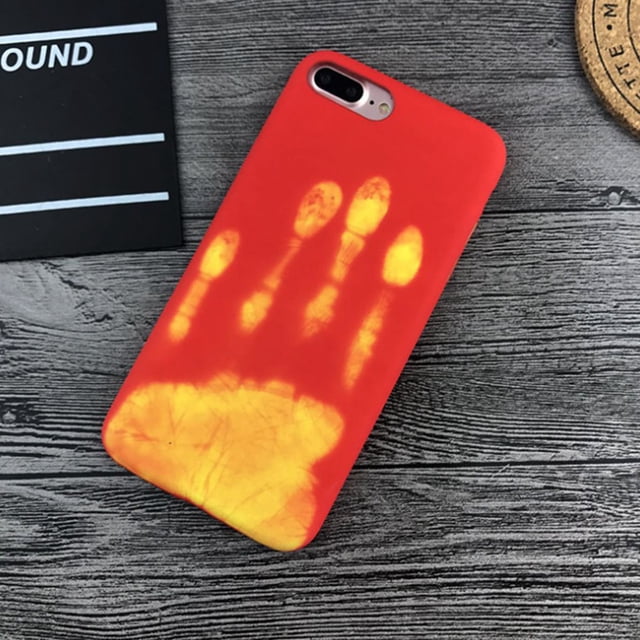 Carcasa trasera mágica con cambio de color sensible al calor para teléfono móvil con smartphone para iPhone 6 6s 7 7s Monstrate K05307-04