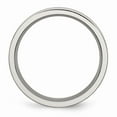 thumbnail image 2 of Titanium Grooved 6mm Brushed and Polished Band Size: 6; for Adults and Teens; for Women and Men, 2 of 6