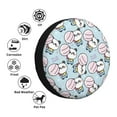 thumbnail image 4 of Naloa Cute Panda Bear PVC Leather Spare Tire Wheel Cover for Car Truck SUV Camper Trailer Universal Fit many size14 inch, 4 of 6