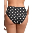 thumbnail image 2 of Panache NAVY/VANILLA Anya Riva Spot Gathered Bikini Swim Bottom, US 2X-Large, 2 of 2
