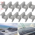 thumbnail image 1 of Pv Solar Aluminum End Clamp for 35/40Mm Solar Panel Module Height Assembly for 35Mm Length 40Mm, 1 of 7