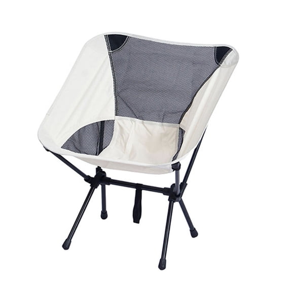 YIEMEEN Outdoor Fishing Chair Compact Camp Backrest Chair Folding Fishing Camping BBQ Chairs Lightweight Collapsible Arm Chair