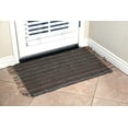 thumbnail image 3 of Brown 2x3' Doormat Rug Hand Woven Cotton Area Rugs for Entryway Kitchen - Reversible Non Slip Machine Washable Mat, 3 of 7
