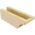 thumbnail image 5 of Ekena Millwork 4"W x 4"H x 12"L Mediterranean Woodgrain TimberThane Rafter Tail, Primed Tan, 5 of 6