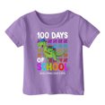 thumbnail image 4 of Back To School Printed Summer Top With Three Quarter Sleeves For Kids Light Shirts for Kids, 4 of 4