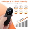 thumbnail image 6 of Smart Pulse Muscle Massager with 3 Heating Levels & 6 Modes, 19 Intensity EMS Patch for Neck Shoulder Back Waist Arm Leg, 750mAh Rechargeable Cordless Relaxation Device, 6 of 15