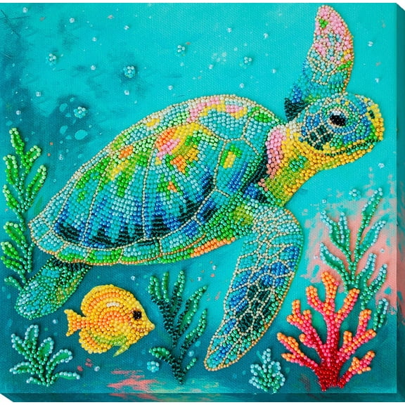 Wizardi Bead Embroidery Kit - Bast in the Night. Colorful Beads ...