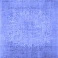 thumbnail image 1 of Ahgly Company Indoor Square Abstract Blue Contemporary Area Rugs, 8' Square, 1 of 4