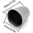 thumbnail image 4 of 30PCs Silver Toned Vintage DIY Crafts Metal Sewing Thimbles, Sewing Thimble (Size (Approx):19mm x 18mm), 4 of 4