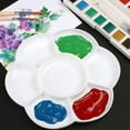 thumbnail image 4 of Paleta de pintura Jadeshay de plástico 7 agujeros diseño exquisito, 4 of 9