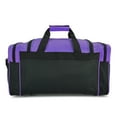 thumbnail image 4 of DALIX 21" Blank Sports Duffle Bag Gym Bag Travel Duffel with Adjustable Strap in Purple, 4 of 7