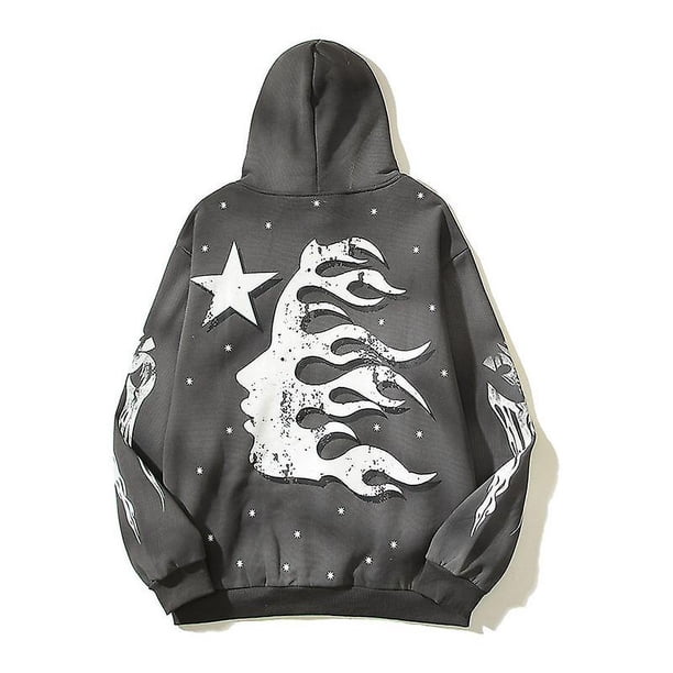 Jacket Hellstar Brainwashed Hoodie Retro Mud Dye Hooded Flocking