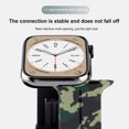 thumbnail image 2 of Correa de silicona para Apple Watch (38 mm/40 mm/41 mm camuflaje verde militar), 2 of 8