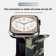 thumbnail image 2 of Correa de silicona para Apple Watch (42 mm/44 mm/45 mm/49 mm camuflaje verde militar) WDOplteas Para estrenar, 2 of 9