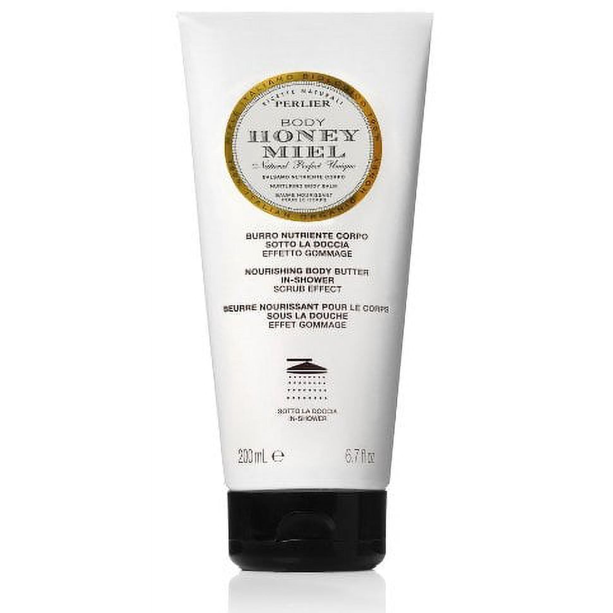 Perlier In-Shower Scrub Body Butter, Honey, 6.7 Fluid Ounce