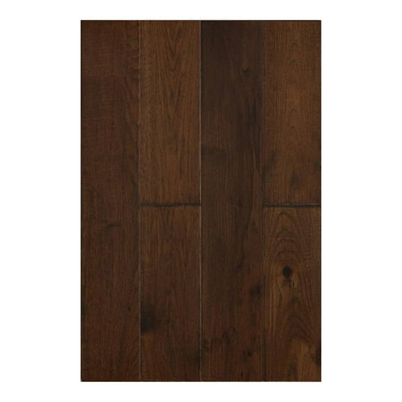Pemberly Row Traditional 1/2x5" Hardwood Flooring in Chestnut
