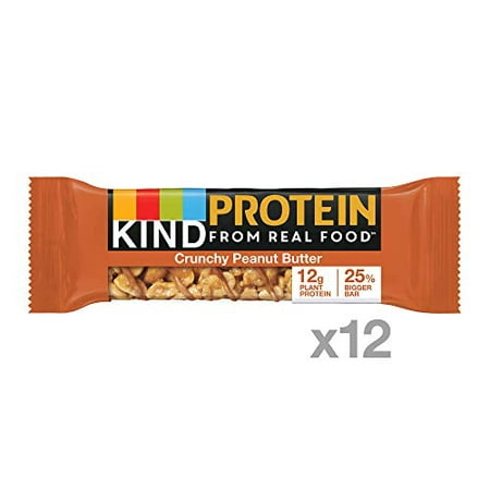 KIND Protein Bars Crunchy Peanut Butter Gluten Free 12g Protein 1.76oz 12 count