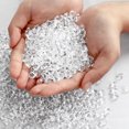 thumbnail image 3 of Happon 600Pcs Clear Vase Fillers,Acrylic Fake Crushed Ice Rocks,Artificial Crystals Diamond for Vase Fillers Centerpiece Fish Tank Table Scatter Photography Props Display Decoration, 3 of 7