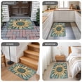 thumbnail image 6 of Blue Golden Sun Door Mat&nbsp;Indoor Outdoor Entrance, Non Slip Small Rug for Kitchen Bathroom Entryway Rug, Vintage Abstract Art Retro Washable Doormat Floor Mat for Office Home Decor 18x30 Inch, 6 of 8